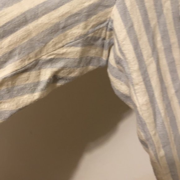 Madewell Striped Paperbag Wide Leg Pants Size Small - Picture 6 of 15